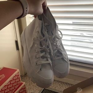 White high top converse